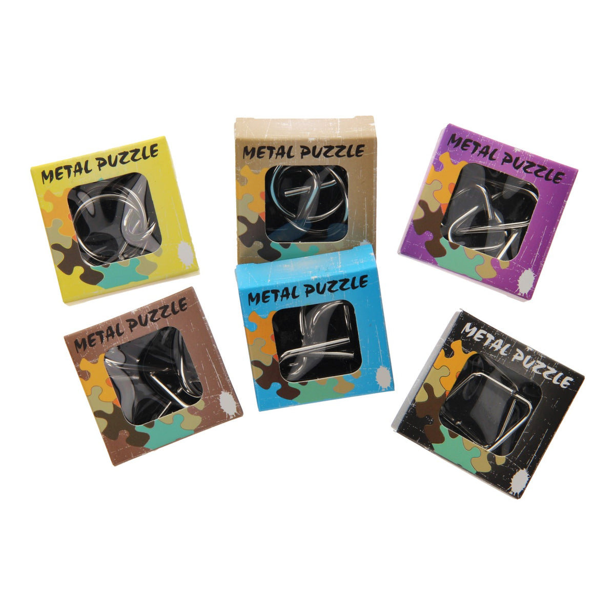 - Metalen Mini Breinpuzzel