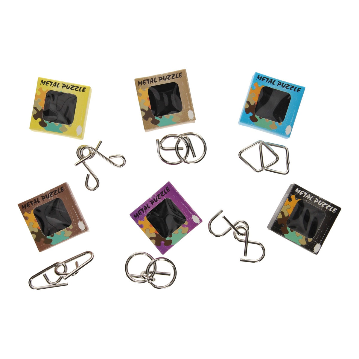 - Metalen Mini Breinpuzzel