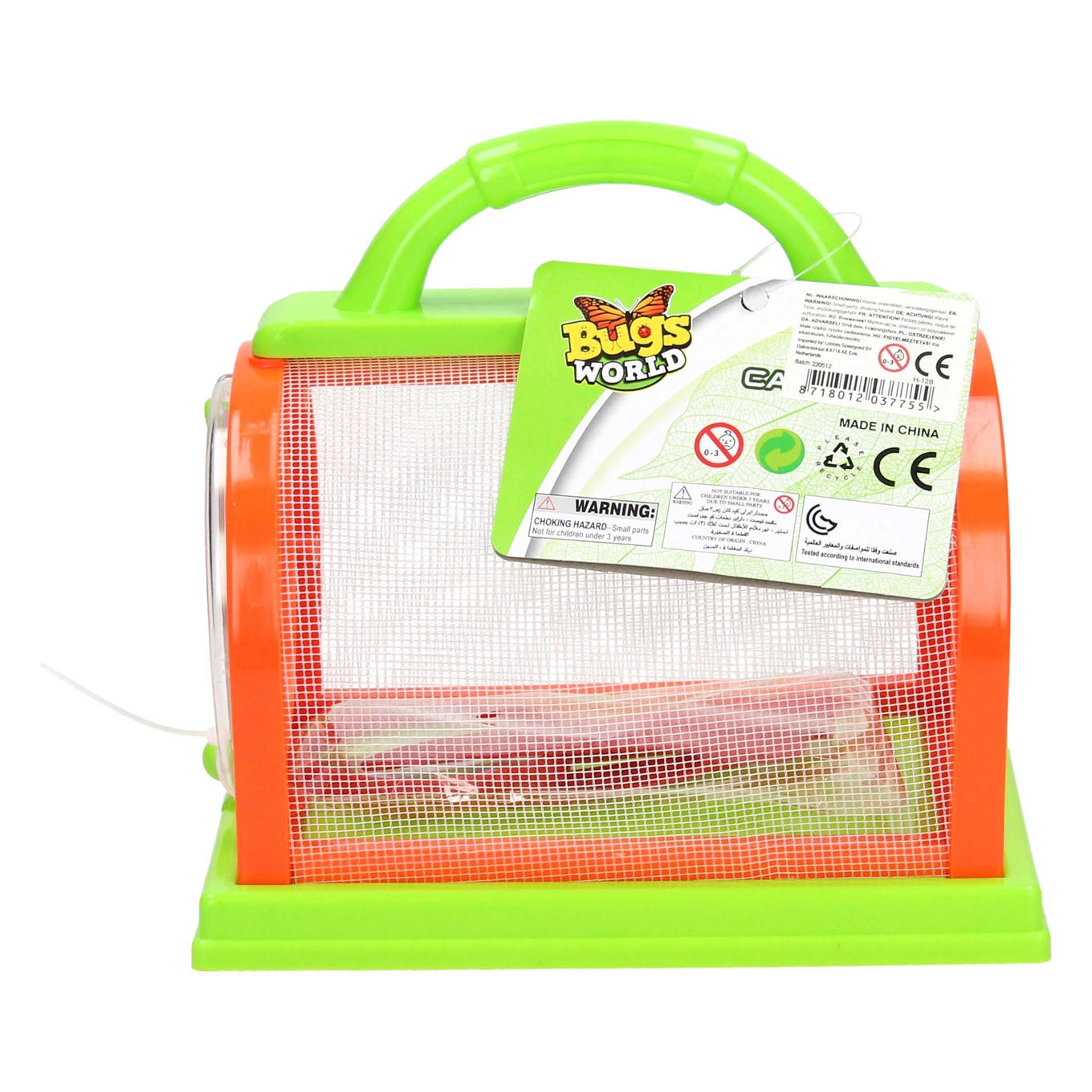 - Insecten Observatiekast Geel/Groen 3dlg.