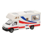 Die-cast camper wit