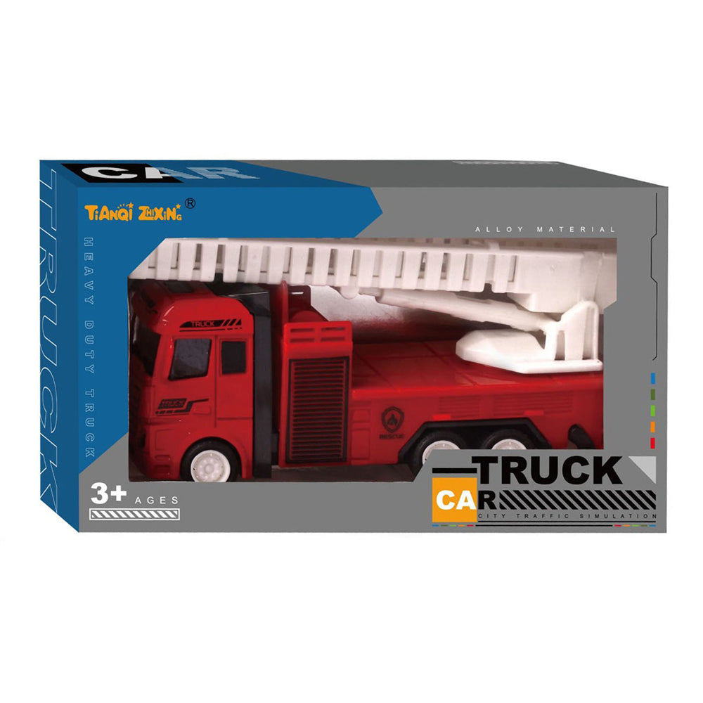 Lobbes - Lobbes Pull back truck rood