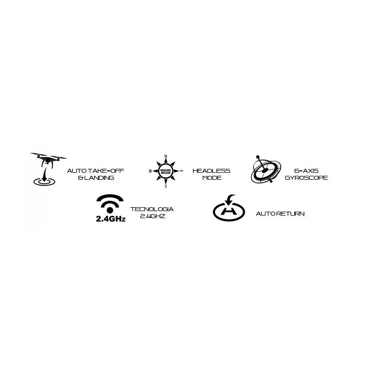 Rc - Rc bestuurbare drone zwart