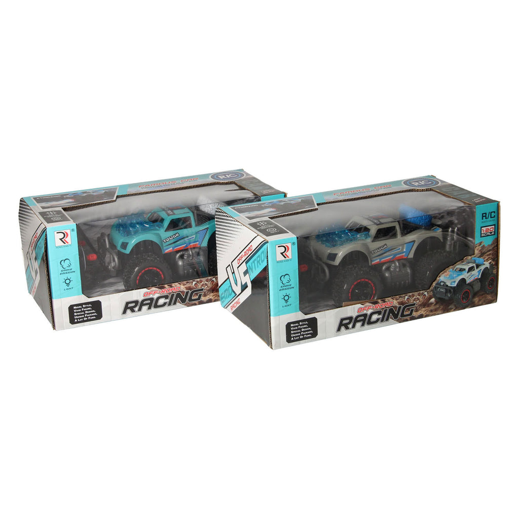 Rc - Rc Racing auto met licht & rookfunctie