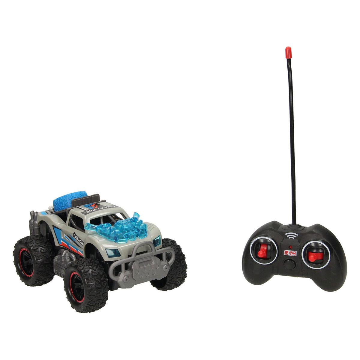Rc - Rc Racing auto met licht & rookfunctie