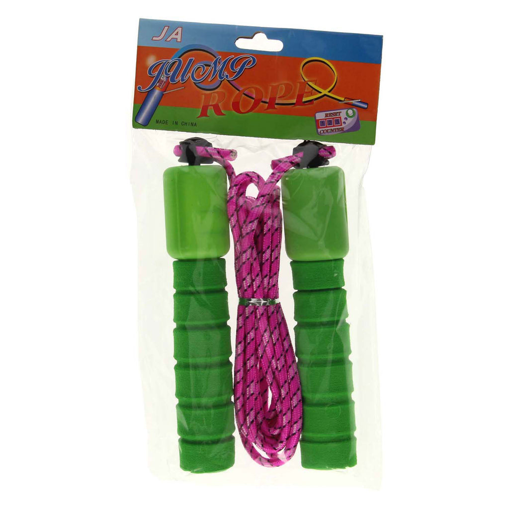 - Tweekleurig Springtouw met Teller Kleur