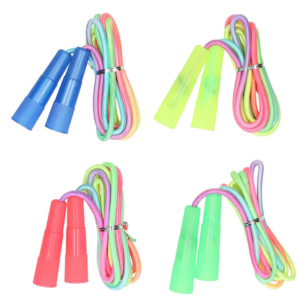 Springtouw met regenboogkoord