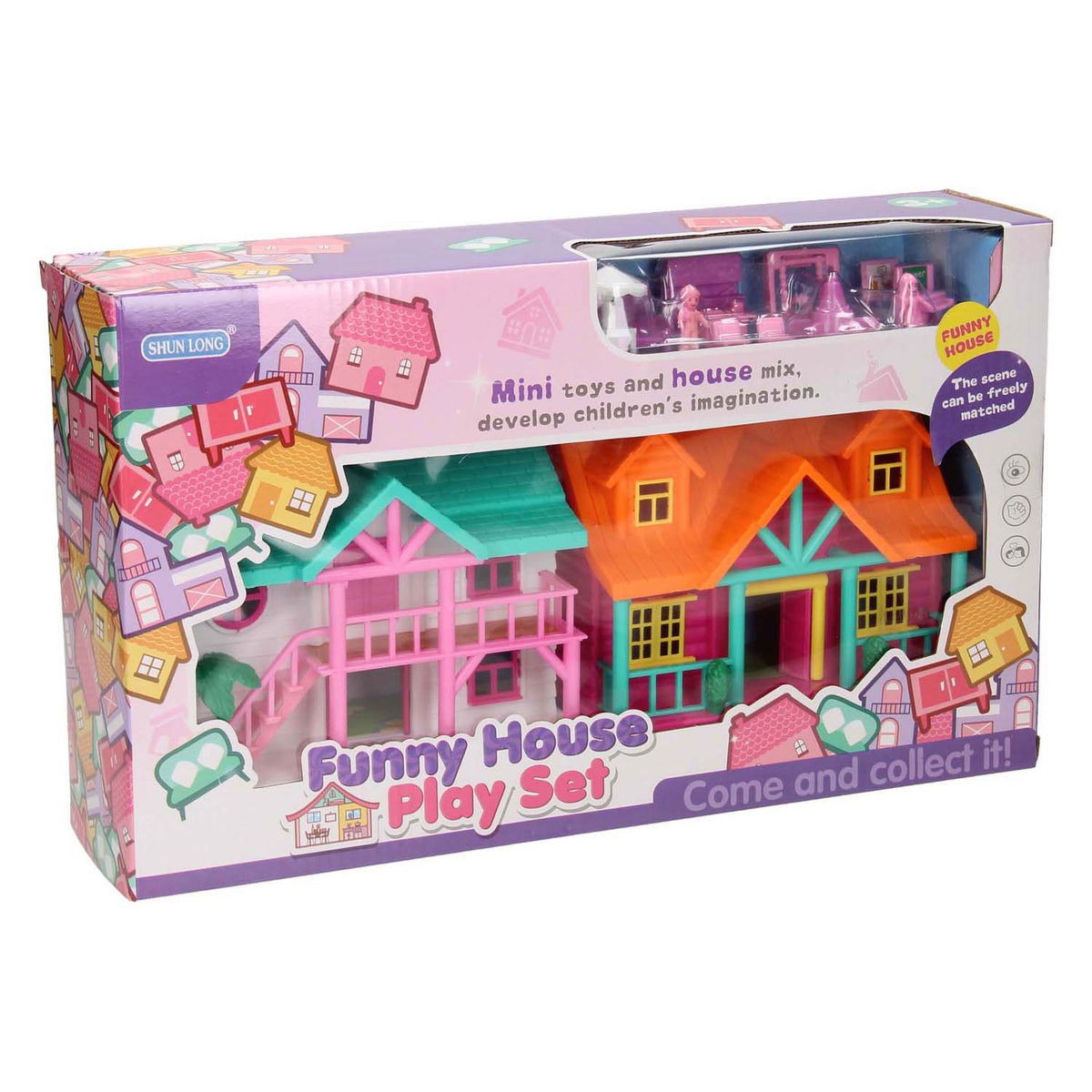 Lobbes Speelgoed- Lobbes SpeelgoedSpeelhuis palmboom met accessoires.
