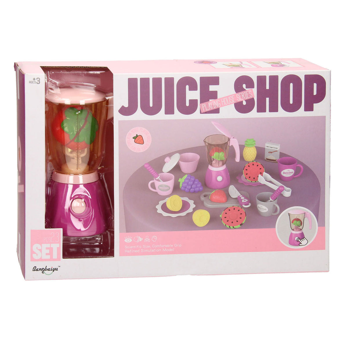 Juice shop met blender, 23-delig