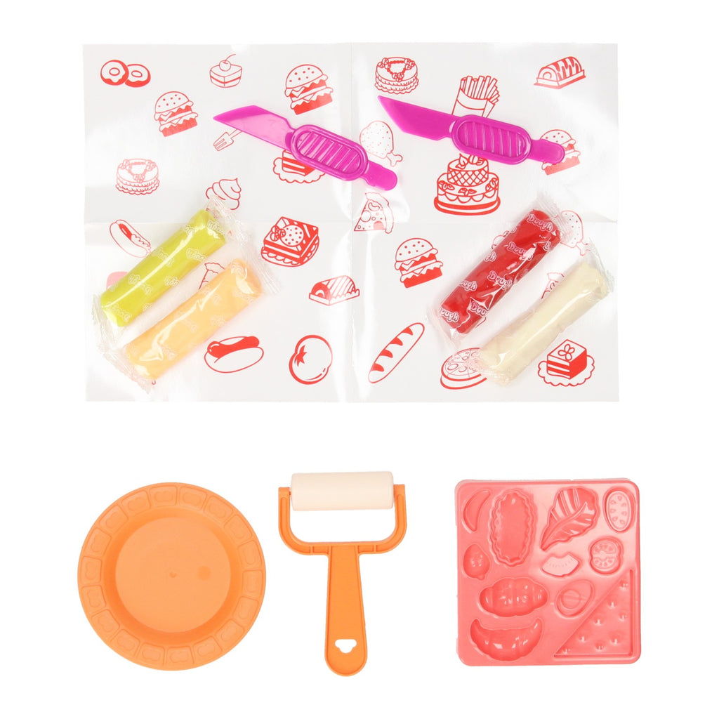 Lobbes - Lobbes Kleiset eten sandwich - 4 kleuren klei