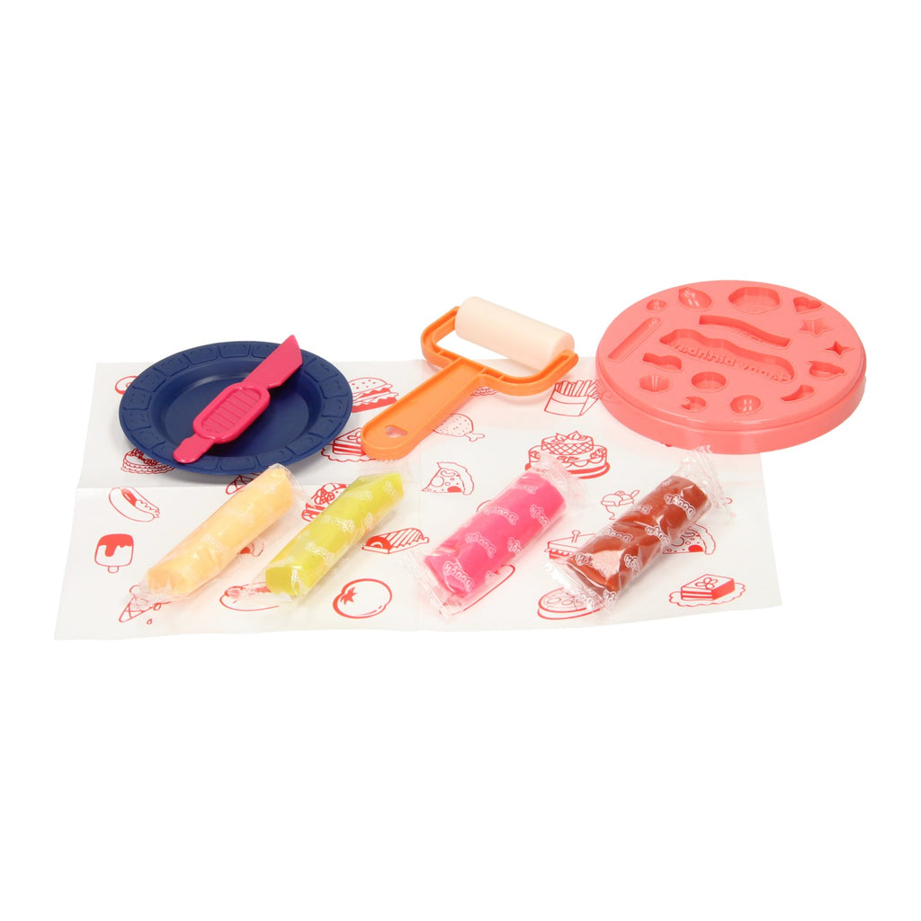 - Kleiset Eten Verjaardagstaart - 4 Kleuren Klei