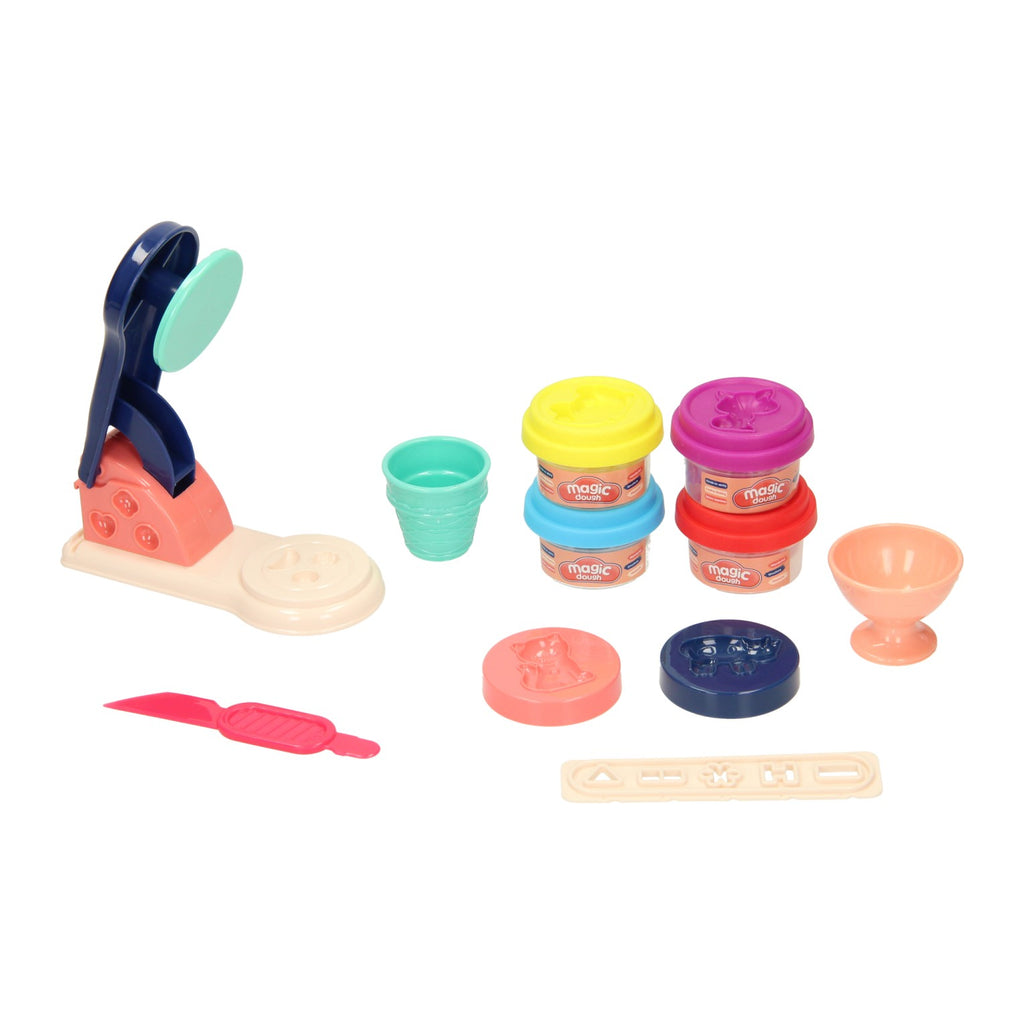 Lobbes Speelgoed- Lobbes SpeelgoedKleiset met ijsjes en gebak - 4 kleipotjes