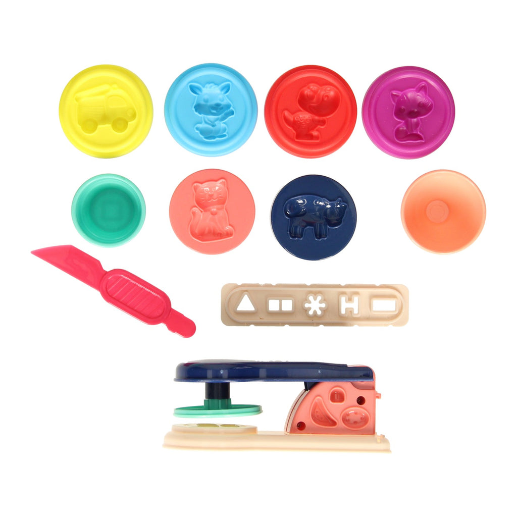 Lobbes Speelgoed- Lobbes SpeelgoedKleiset met ijsjes en gebak - 4 kleipotjes
