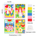 Mozaïek collage prinses knutselset