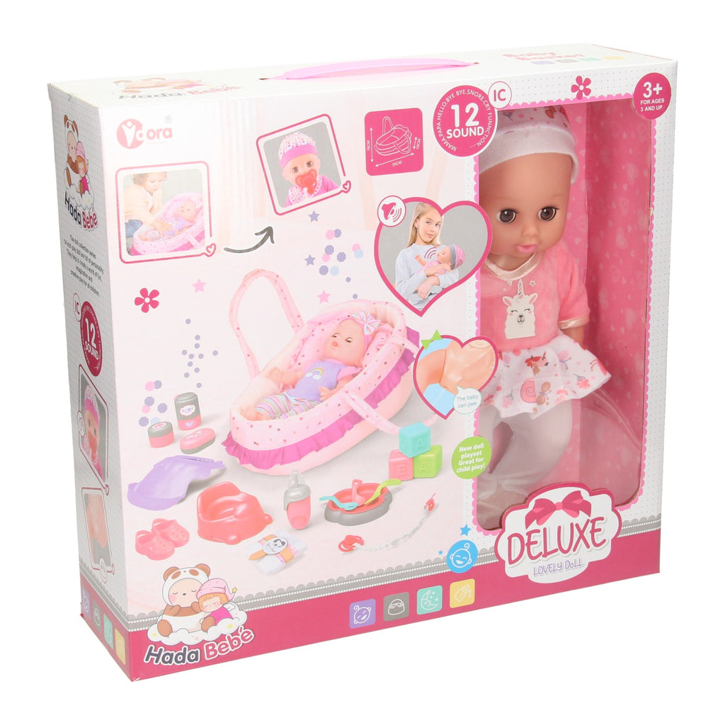 - Deluxe Poppenset Draagbed