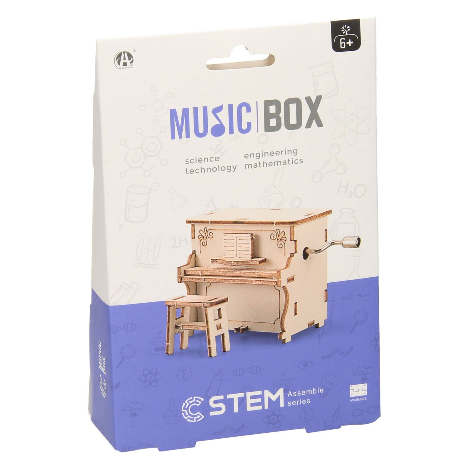 Lobbes - Lobbes Houten bouwpakket wind up piano