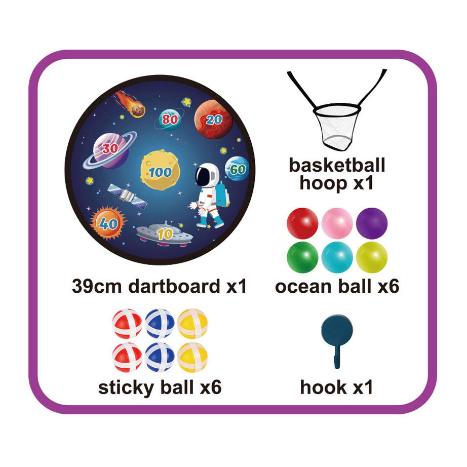 - Klittenband Dartset Ruimtevaart