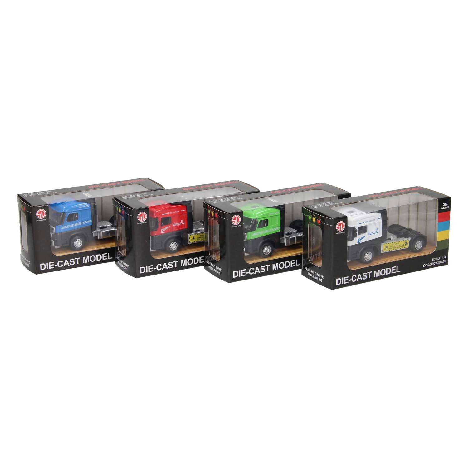 Die-cast truck oplegger