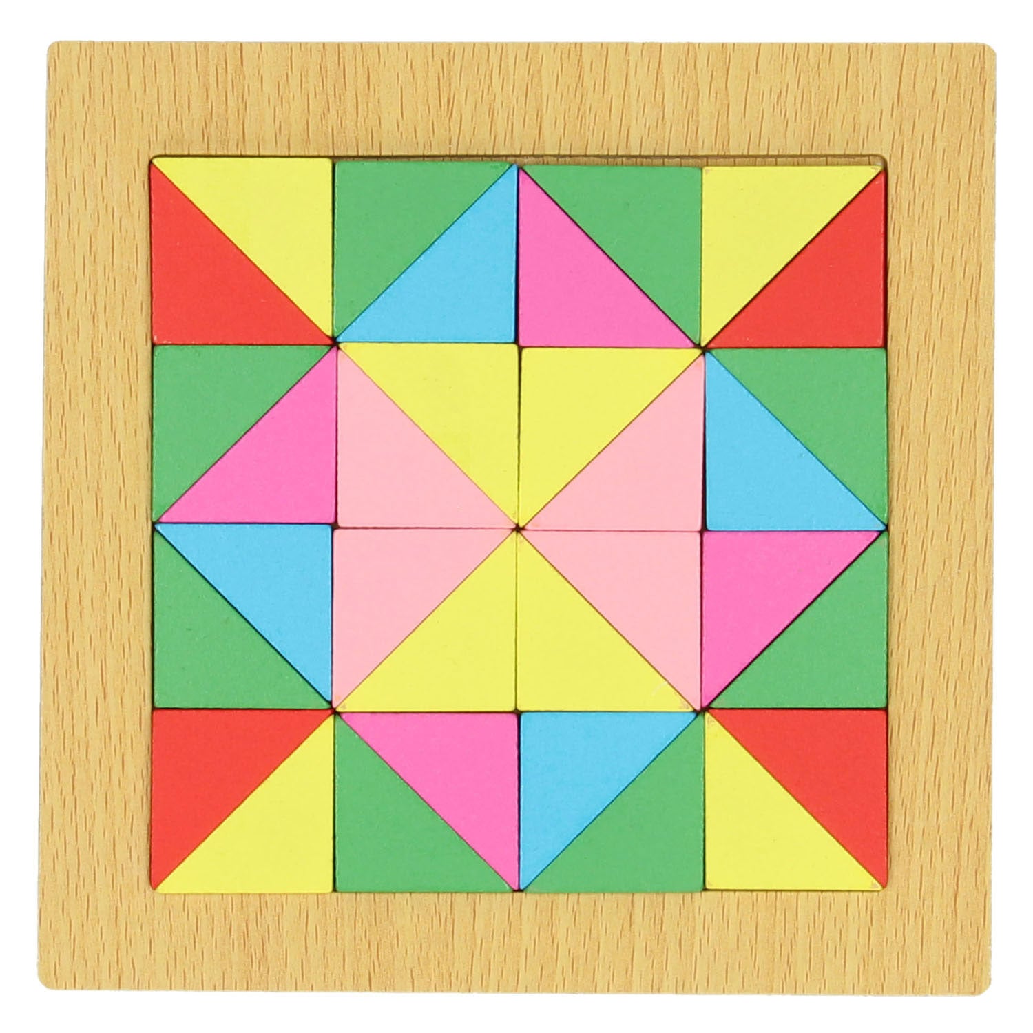 - Houten Tangram Driehoeken