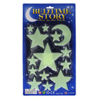 Glow in the dark set maan en sterren