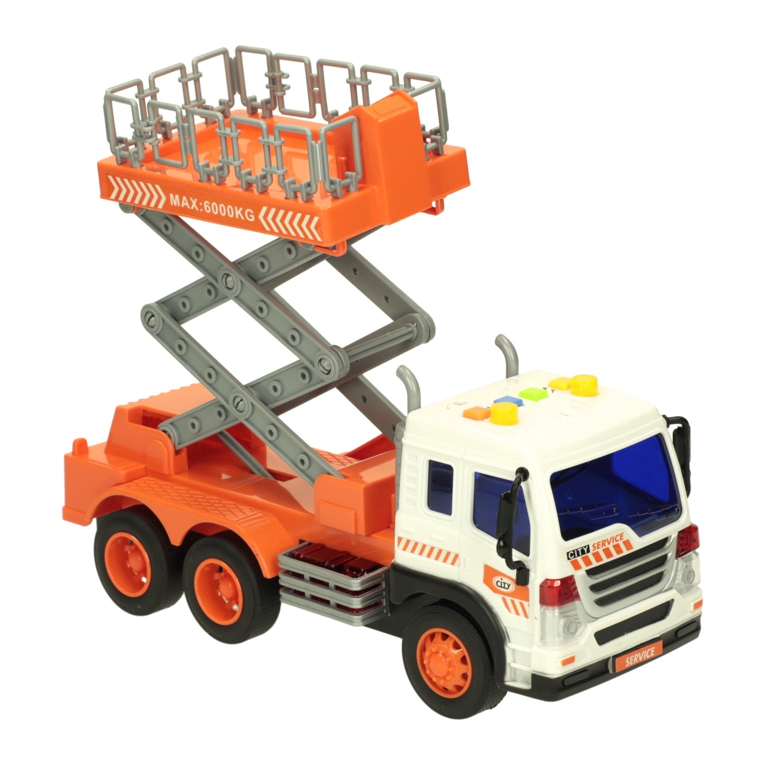 - Truck met Hoogwerker met Licht en Geluid