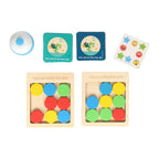 Lobbes speelgoed bv houten schuifpuzzel duel met bel spel