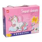 Lobbes speelgoed bv legpuzzel sweet dreams unicorn, 63st.