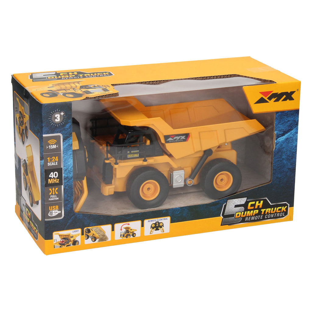 Lobbes - Lobbes Rc bestuurbare constructietruck met kiepwagen 1:24