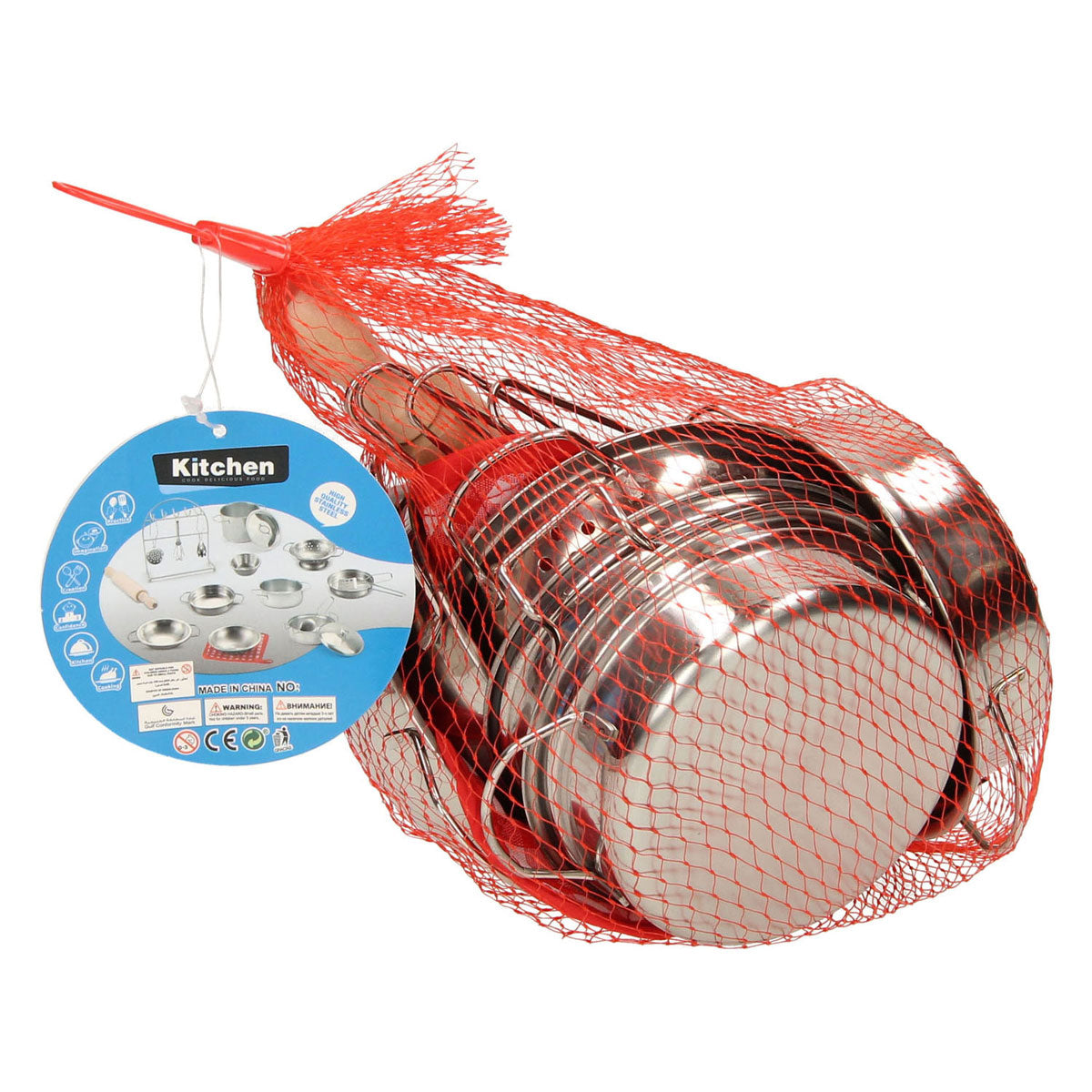 - Keuken- en Pannenset 15dlg.