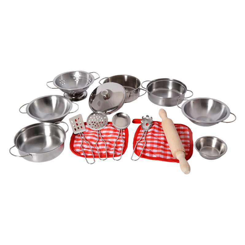 - Keuken- en Pannenset 15dlg.