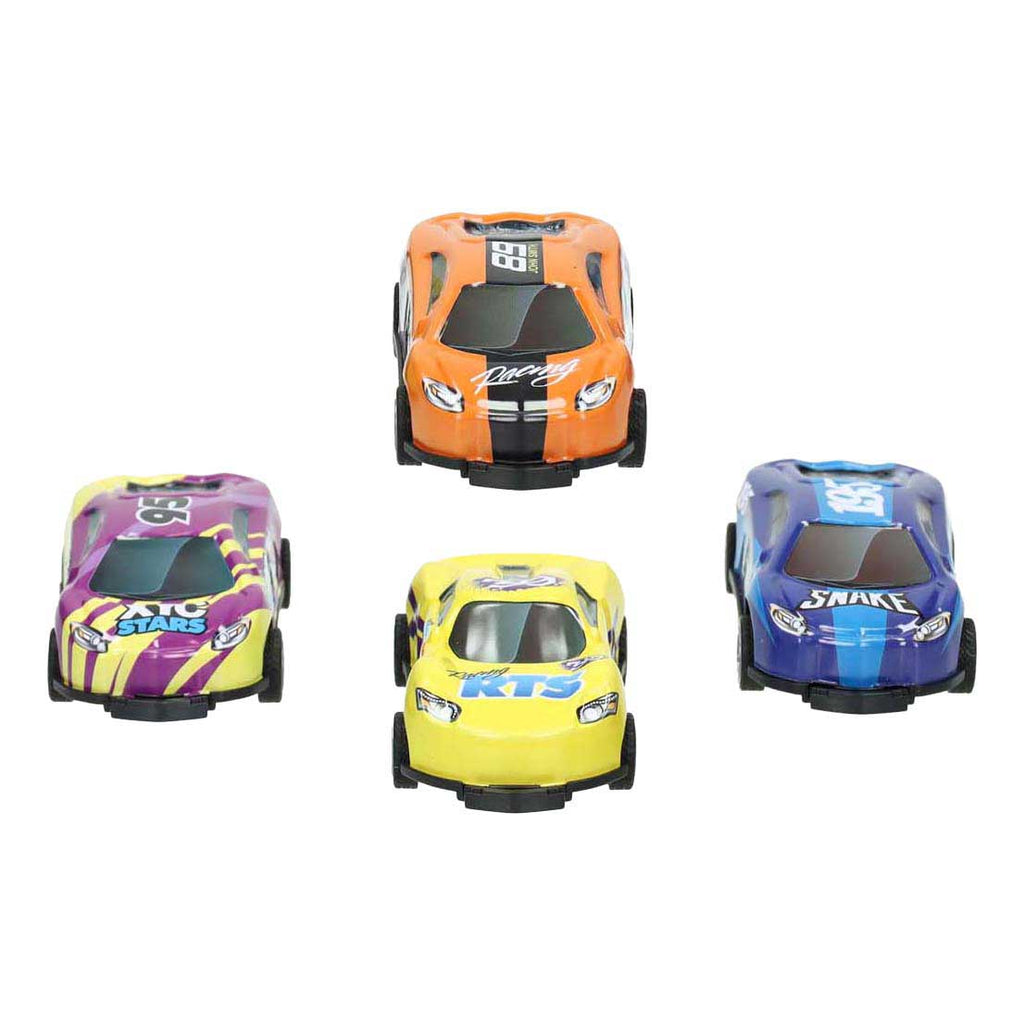 - Raceauto Backflip Pull Back Set - 4 stuks