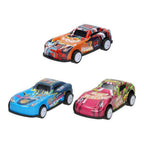 Lobbes speelgoed bv raceauto backflip pull back set - 3st.