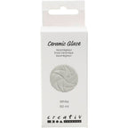 Creativ company keramiek glazuur 984-1101 c dekkend wit - 60ml