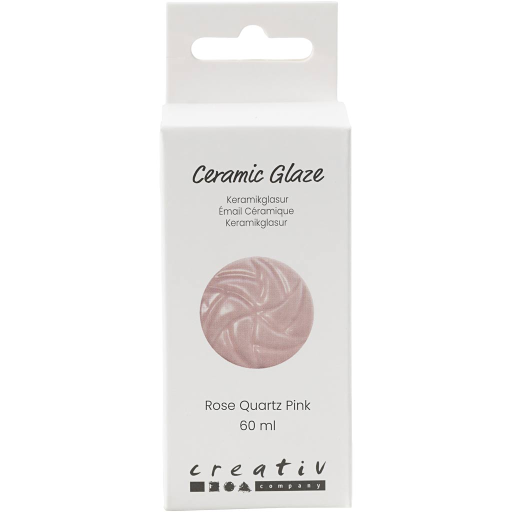 Creativ company keramiek glazuur 984-1101 c dekkend rose - 60ml
