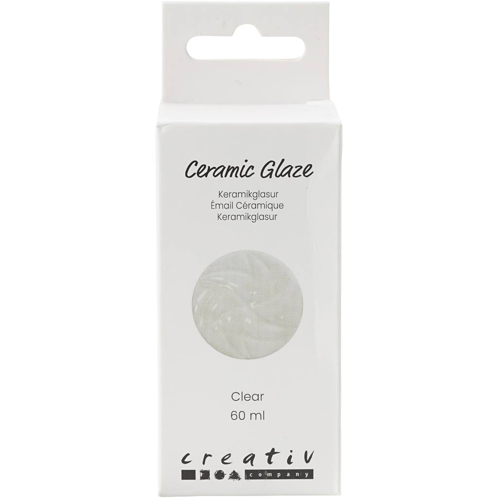 Creativ company keramiek glazuur 984-1101 c transparant helder - 60ml
