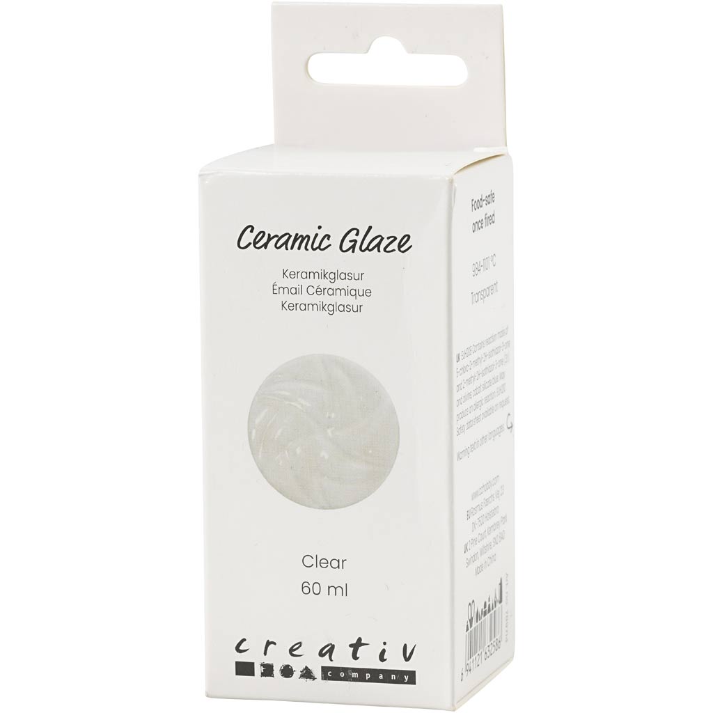Creativ company keramiek glazuur 984-1101 c transparant helder - 60ml