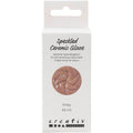 Creativ company gespikkeld keramiek glazuur 999-1060 c dekkend pinky - 60ml