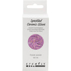 Creativ company https: www.cchobby.nl gespikkeld-keramiekglazuur-999-1060-c-dekkend-flower-power-60-ml-1-doosje