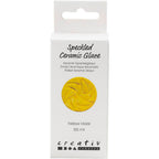Creativ company gespikkeld keramiek glazuur 999-1060 c dekkend yellow haze - 60ml
