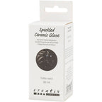 Creativ company gespikkeld keramiek glazuur 999-1060 c dekkend tutto nero - 60ml