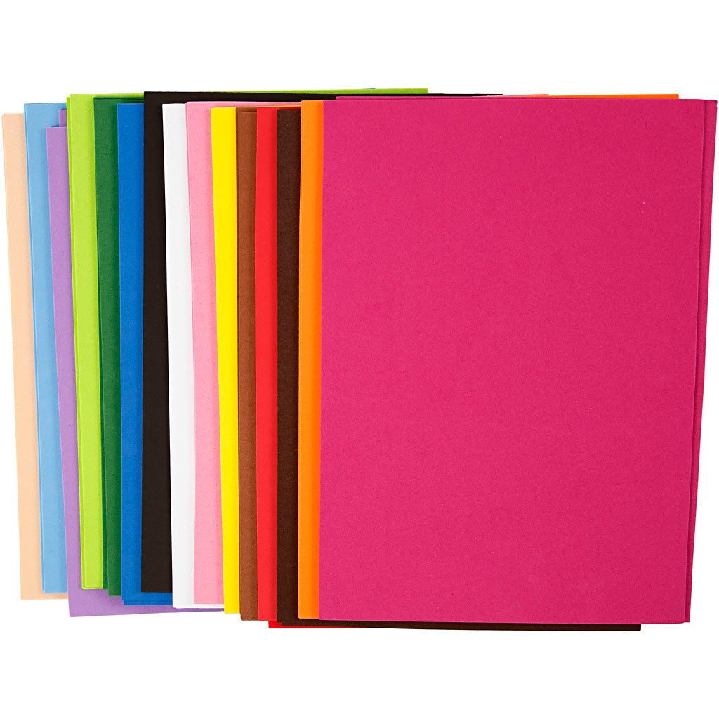 Creativ Company - Creativ Company Https://www.cchobby.nl/foam-vellen-a4-vel-210x297-mm-dikte-2-mm-30-div-vellen-1-doos