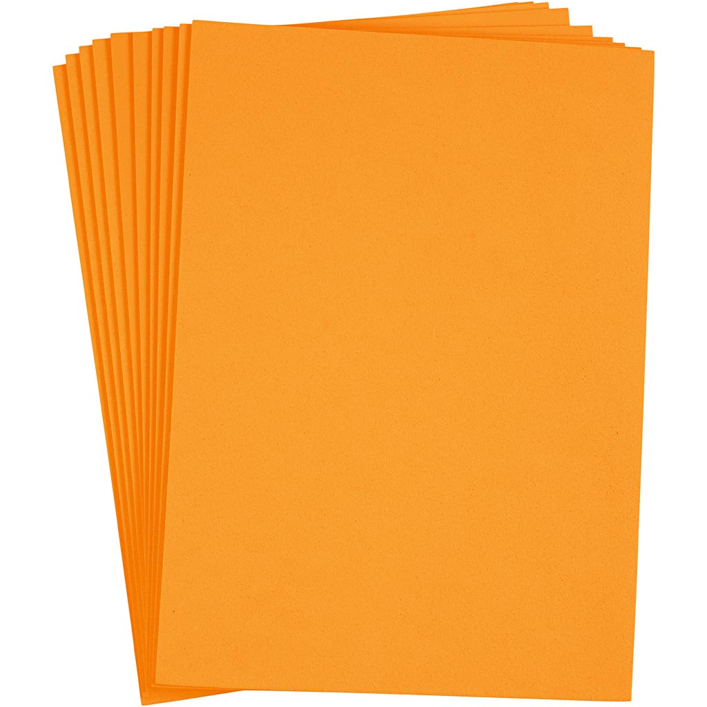 Creativ Company - Creativ Company Https://www.cchobby.nl/eva-foam-a4-vel-210x297-mm-dikte-2-mm-oranje-10-vel-1-doos