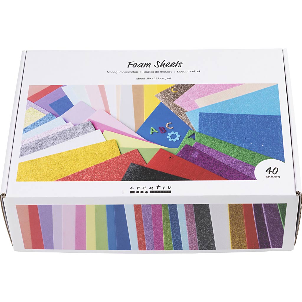 Https: www.cchobby.nl foam-vellen-a4-vel-210x297-cm-diverse-kleuren-40-vel-1-doos