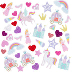 Http: www.cchobby.nl foam-stickers-hart-prinses-eenhoorn-zelfklevend-afm-13-50-mm-paars-roze-harmonie-150-stuk-1-doos