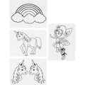 Creativ Company - Creativ Company Https://www.cchobby.nl/vellen-krimpfolie-met-motieven-unicorn-vel-10-5x14-5-cm-dikte-0-3-mm-mat-transparant-4-vel-1-doos