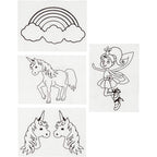 Creativ Company - Creativ Company Https://www.cchobby.nl/vellen-krimpfolie-met-motieven-unicorn-vel-10-5x14-5-cm-dikte-0-3-mm-mat-transparant-4-vel-1-doos
