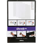 Creativ Company - Creativ Company Https://www.cchobby.nl/vellen-krimpfolie-vel-20x30-cm-dikte-0-3-mm-transparant-glans-mat-transparant-mat-wit-4-vel-1-doos