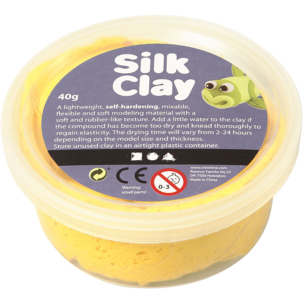 Silk Clay - Silk Clay Https://www.cchobby.nl/silk-clayr-geel-40-gr-1-doosje