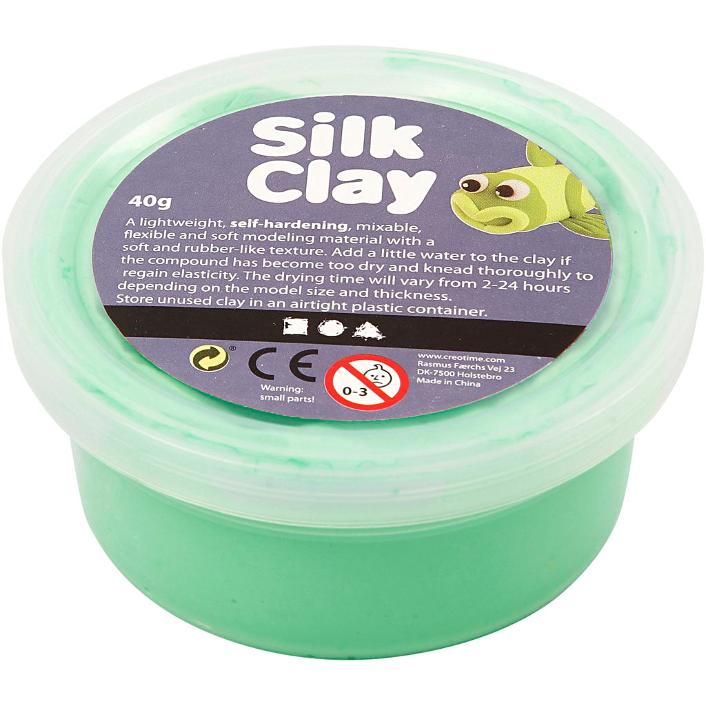 Silk Clay - Silk Clay Https://www.cchobby.nl/silk-clayr-lichtgroen-40-gr-1-doosje
