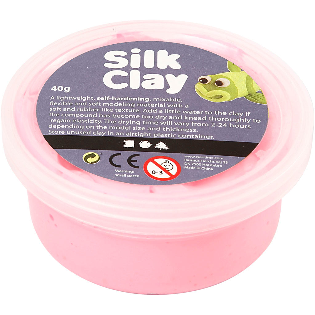 Silk Clay - Silk Clay Https://www.cchobby.nl/silk-clayr-roze-40-gr-1-doosje
