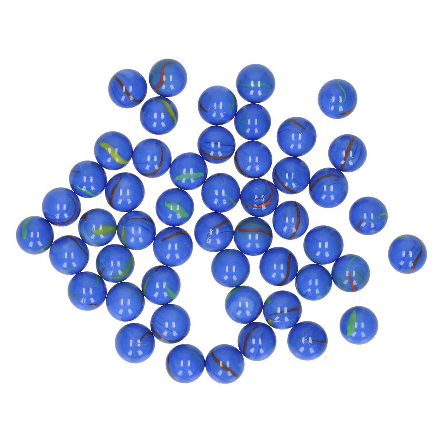 - Knikkers Blauw 50 stuks